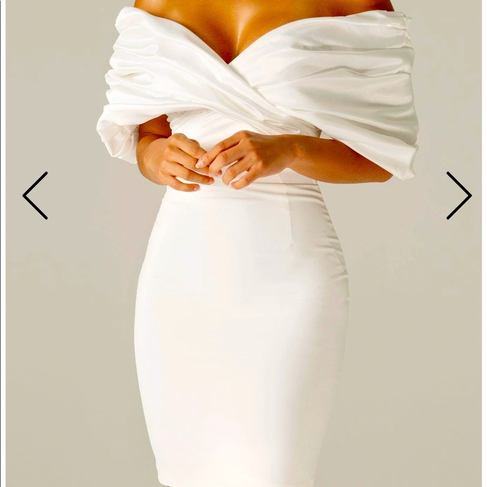 Off Shoulder Bridal Dress